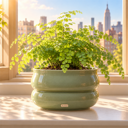 Orvanur Hudson Double-Ring Planter front product view