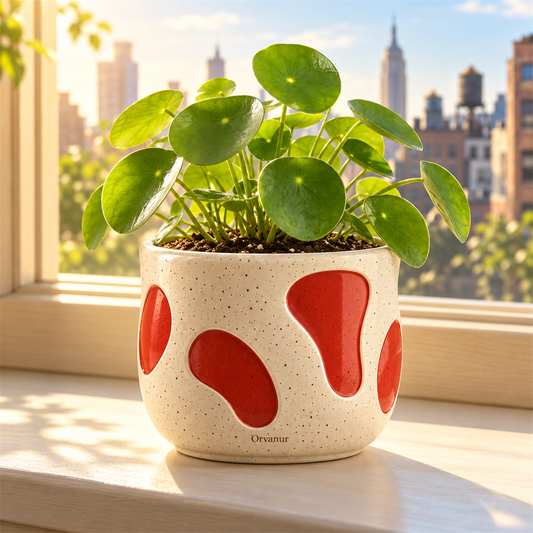 Orvanur Tribeca Pebble Planter front product view